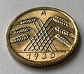 5 Reichspfennig 1930 A | Deutsches Reich | Weimarer Republik | Aluminiumbronze Münze | vorzüglich