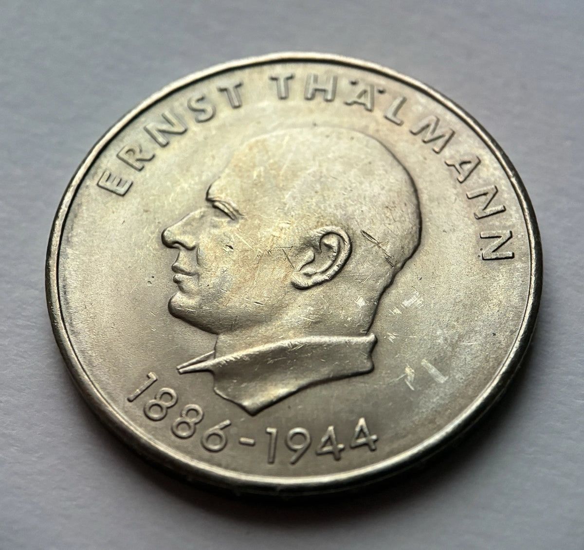 20 Mark 1971 A | Deutsche Demokratische Republik (DDR) | Ernst Thälmann | Gedenkmünze | Kupfer-Zink-Nickel | schön