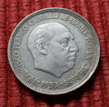 5 Pesetas 1957 *67 | Spanien | Francisco Franco | Kupfer-Nickel Münze | schön