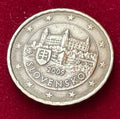 10 Cent 2009 | Slowakei | Burg Bratislava | Nordisches Gold Münze