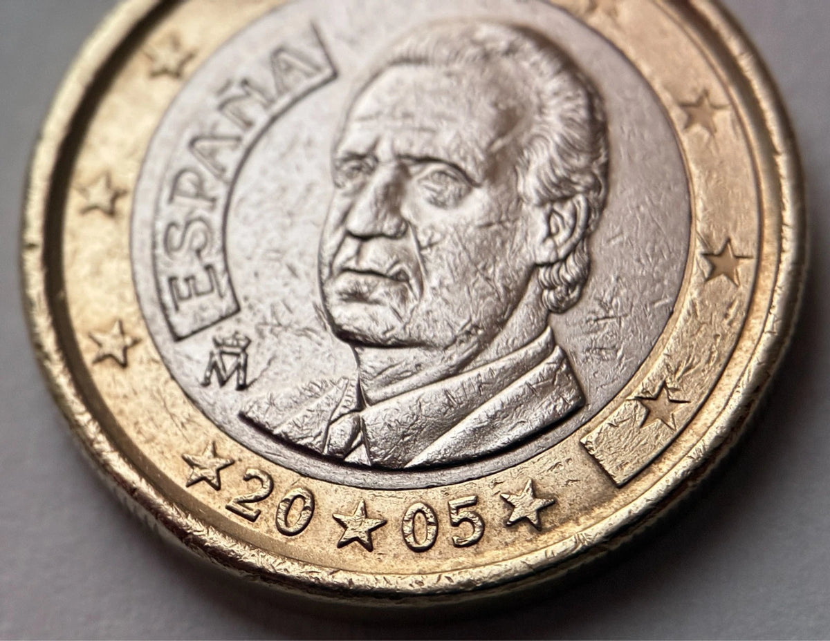 1 Euro 2005 | Spanien | König Juan Carlos I. | Bi-Metall Münze