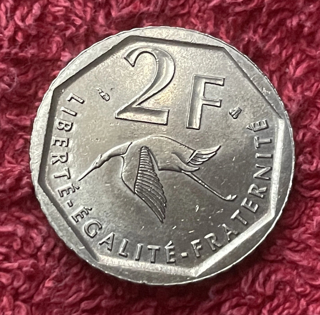 2 Francs 1997 | Frankreich | Georges Guynemer | 80. Todestag | Nickel Münze | schön