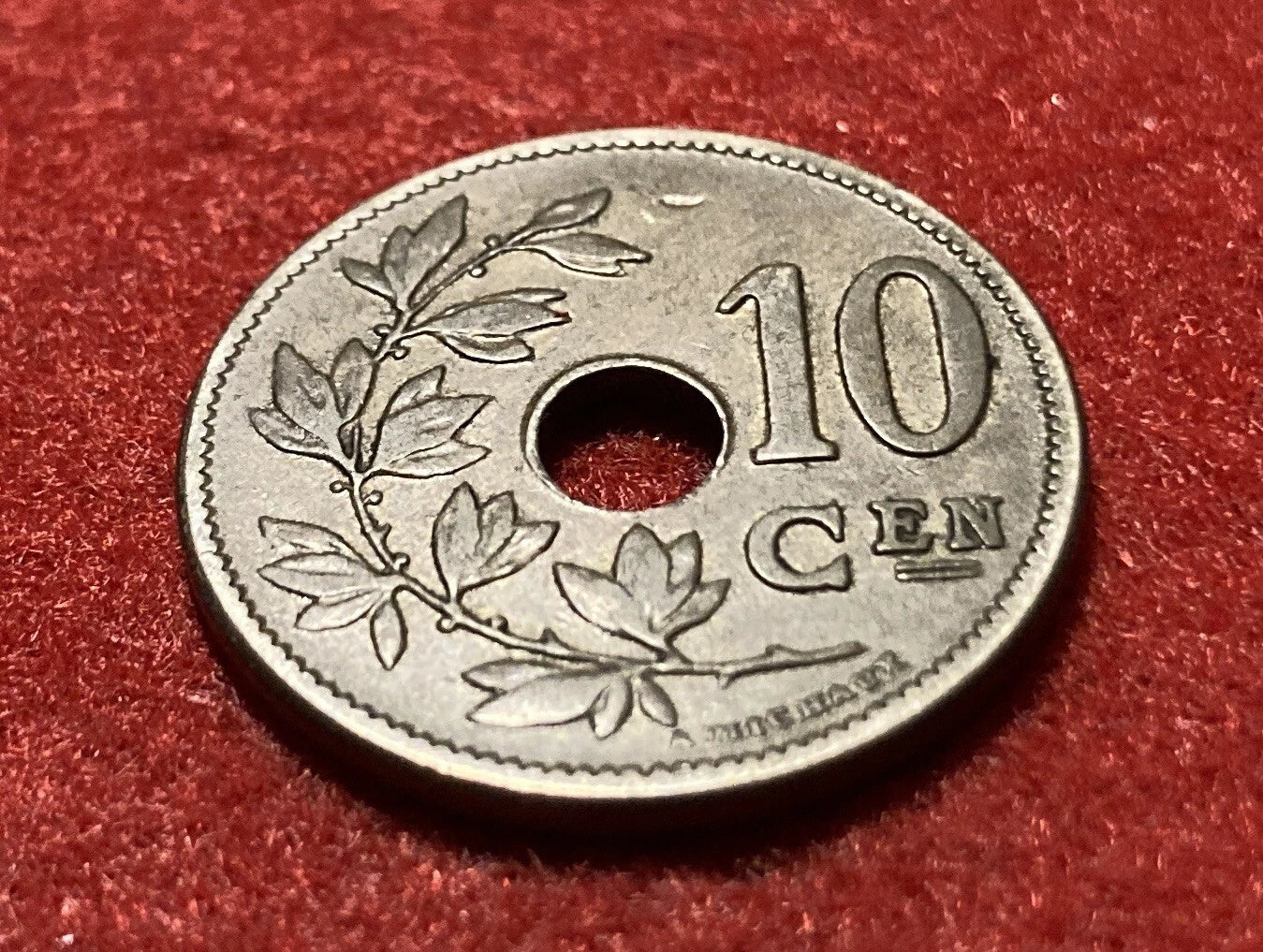 10 Centimes 1905 | Belgien | König Leopold II | Vorzüglicher Zustand