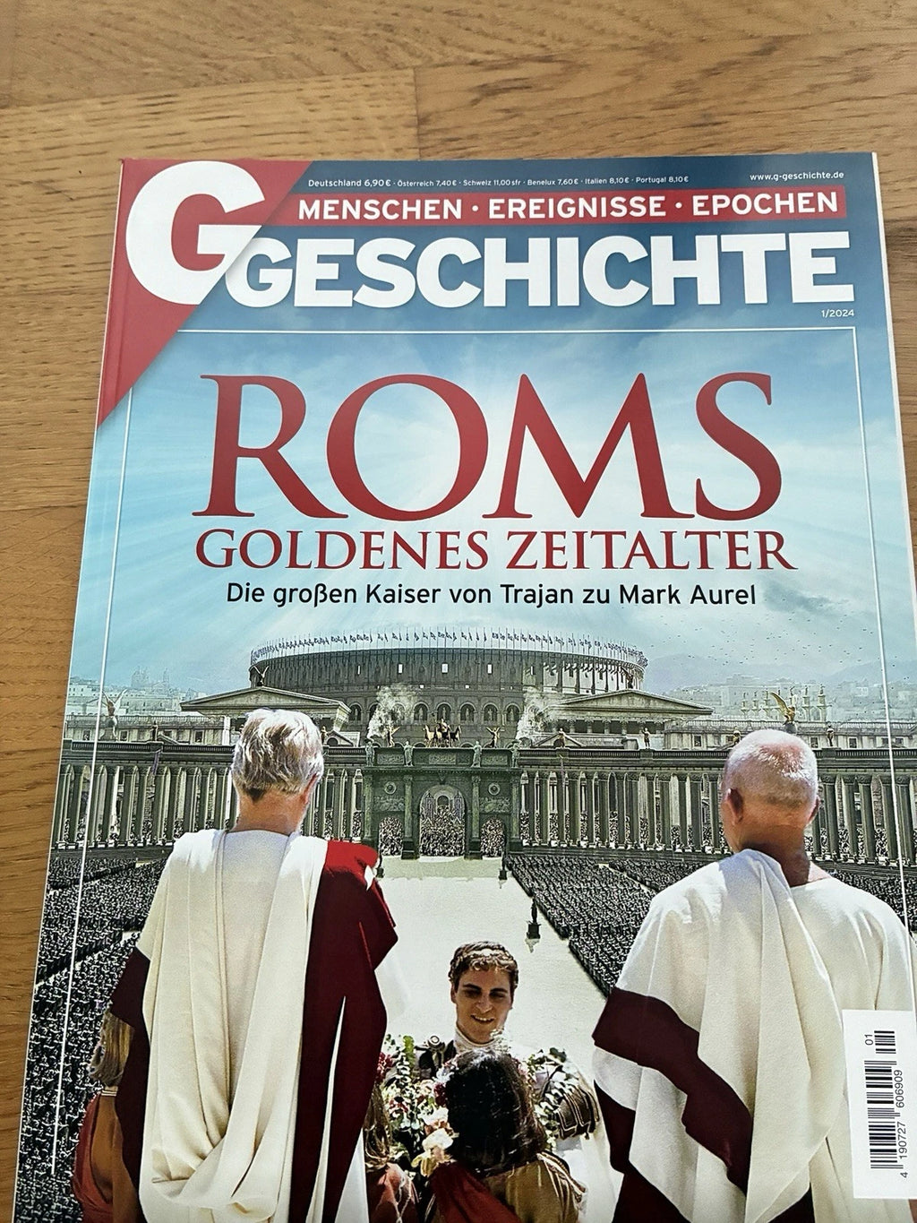G Geschichte Magazin Nr. 1/2024 – Roms Goldenes Zeitalter: Die großen Kaiser von Trajan bis Mark Aurel | Zeitschrift | sehr guter Zustand