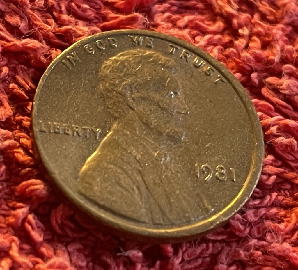 1 Cent 1981 USA | Lincoln Memorial Cent | Kupfer-Zink | Sammlermünze