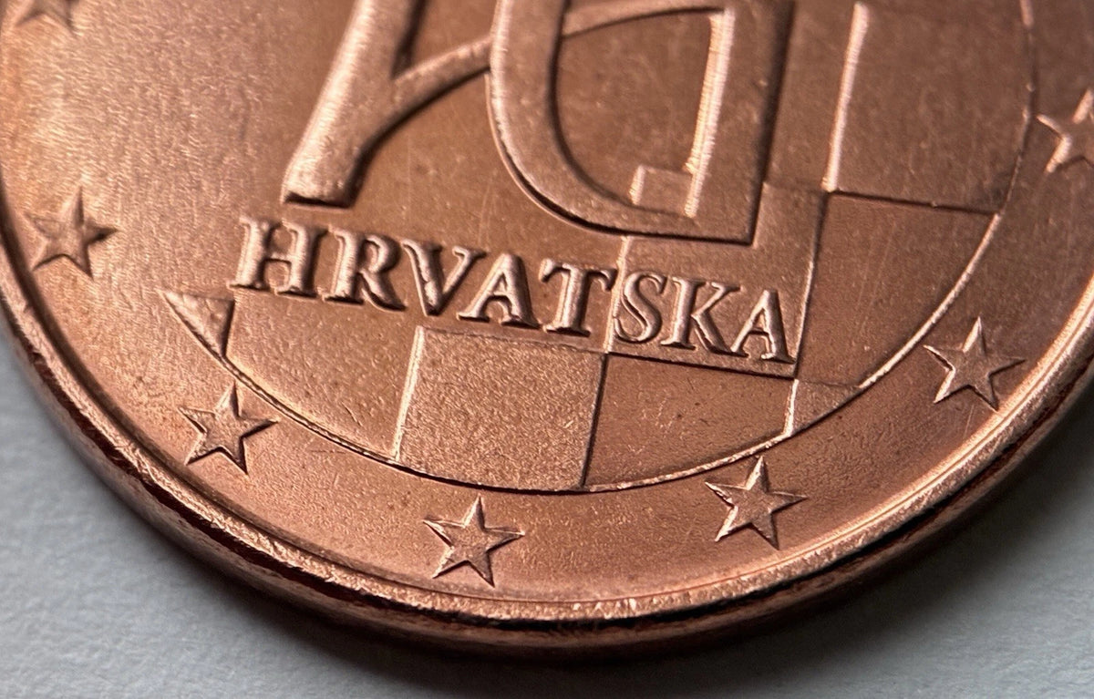 5 Cent 2023 | Kroatien | HRVATSKA | Münze aus Verkupfertem Stahl | sehr schön