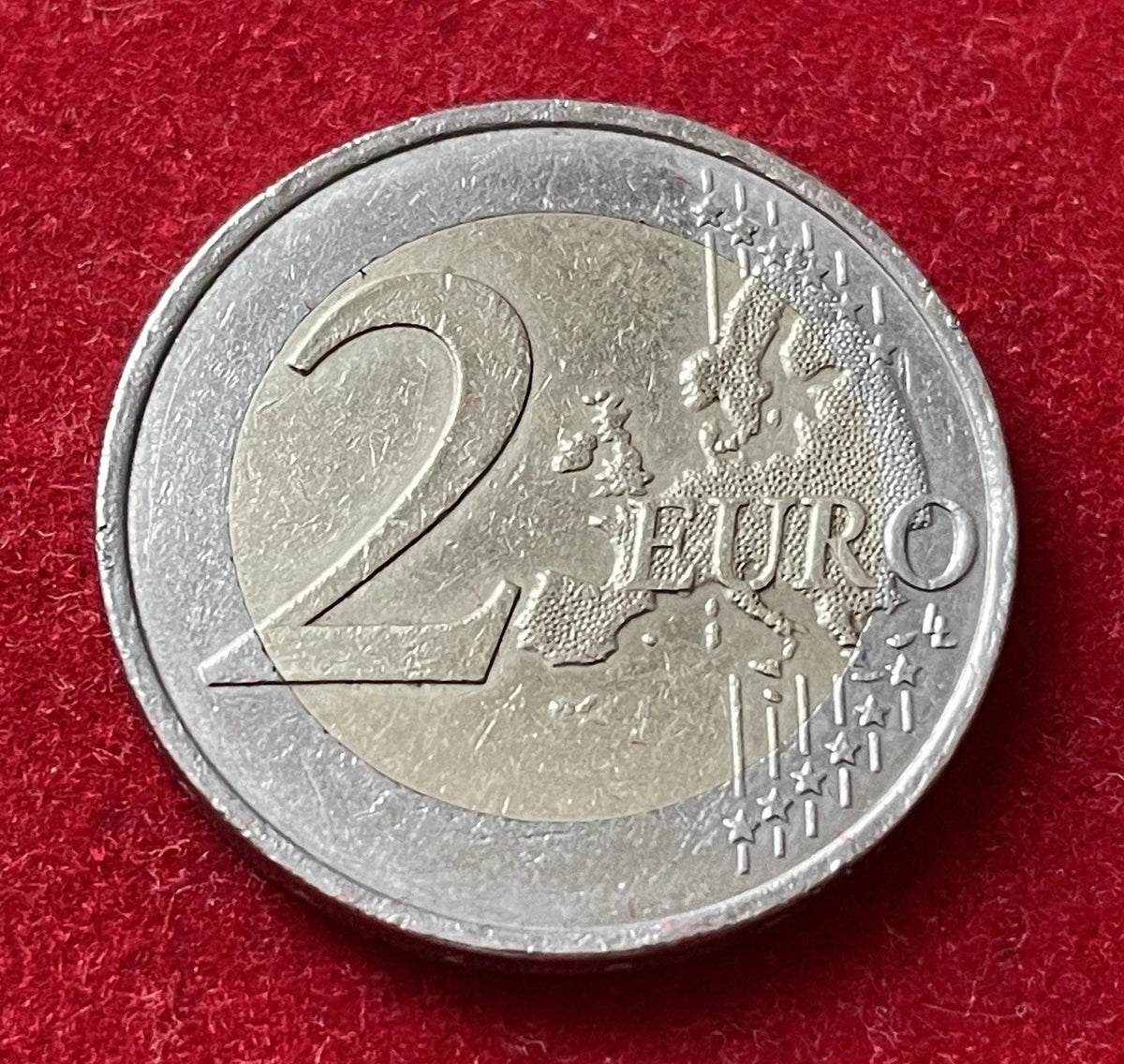 2 Euro 2008 | Frankreich | Présidence française Union européenne RF | Bi-Metall Gedenkmünze | Sehr schön
