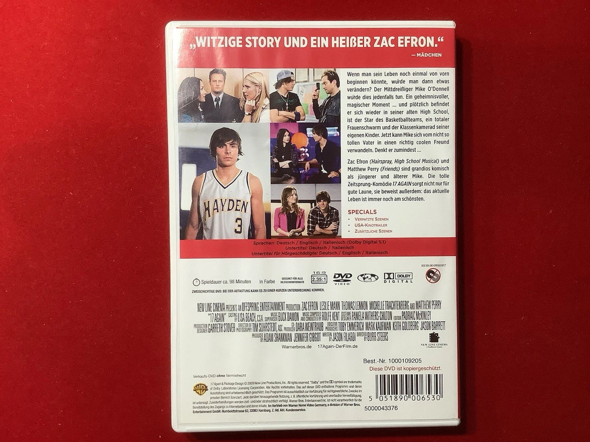 17 Again – Er ist zurück! | Die mitreißende Zeitreise-Komödie | DVD | Zustand gut