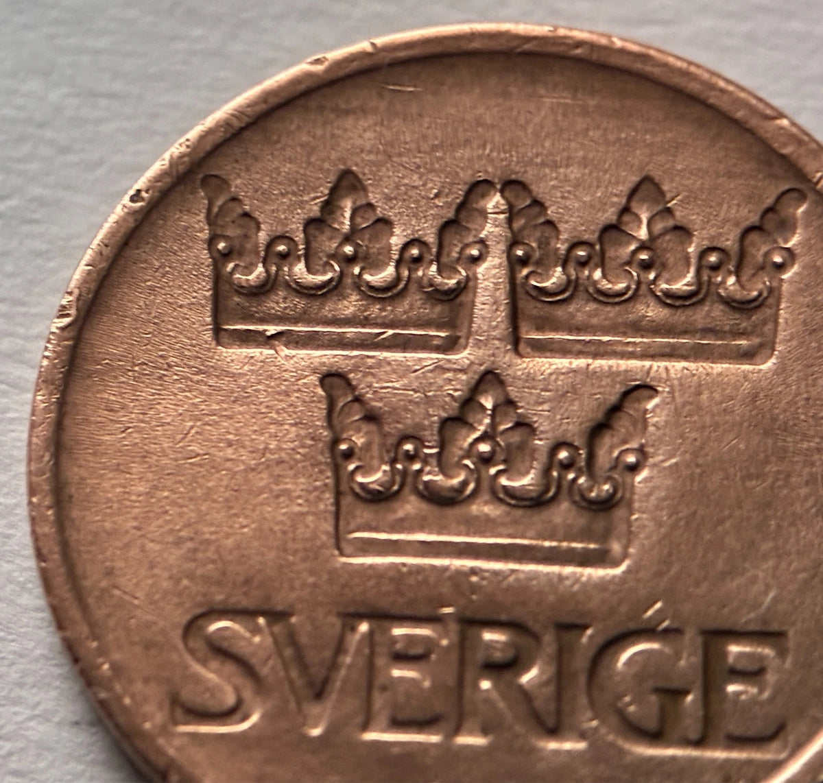 5 Öre 1973 | Schweden | Gustaf VI. Adolf | Bronze | Skandinavische Münze | schön