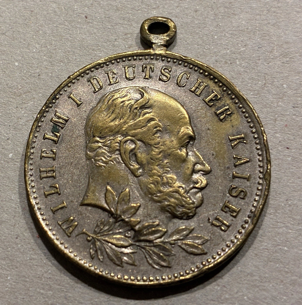 Medaille Wilhelm I. – 100. Geburtstag 1897 | Kaiserreich Preußen Gedenkprägung mit Öse