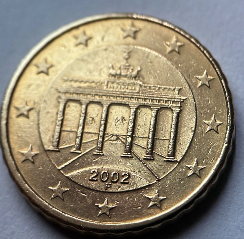 10 Cent 2002 F | Deutschland | Brandenburger Tor | Nordisches Gold Münze