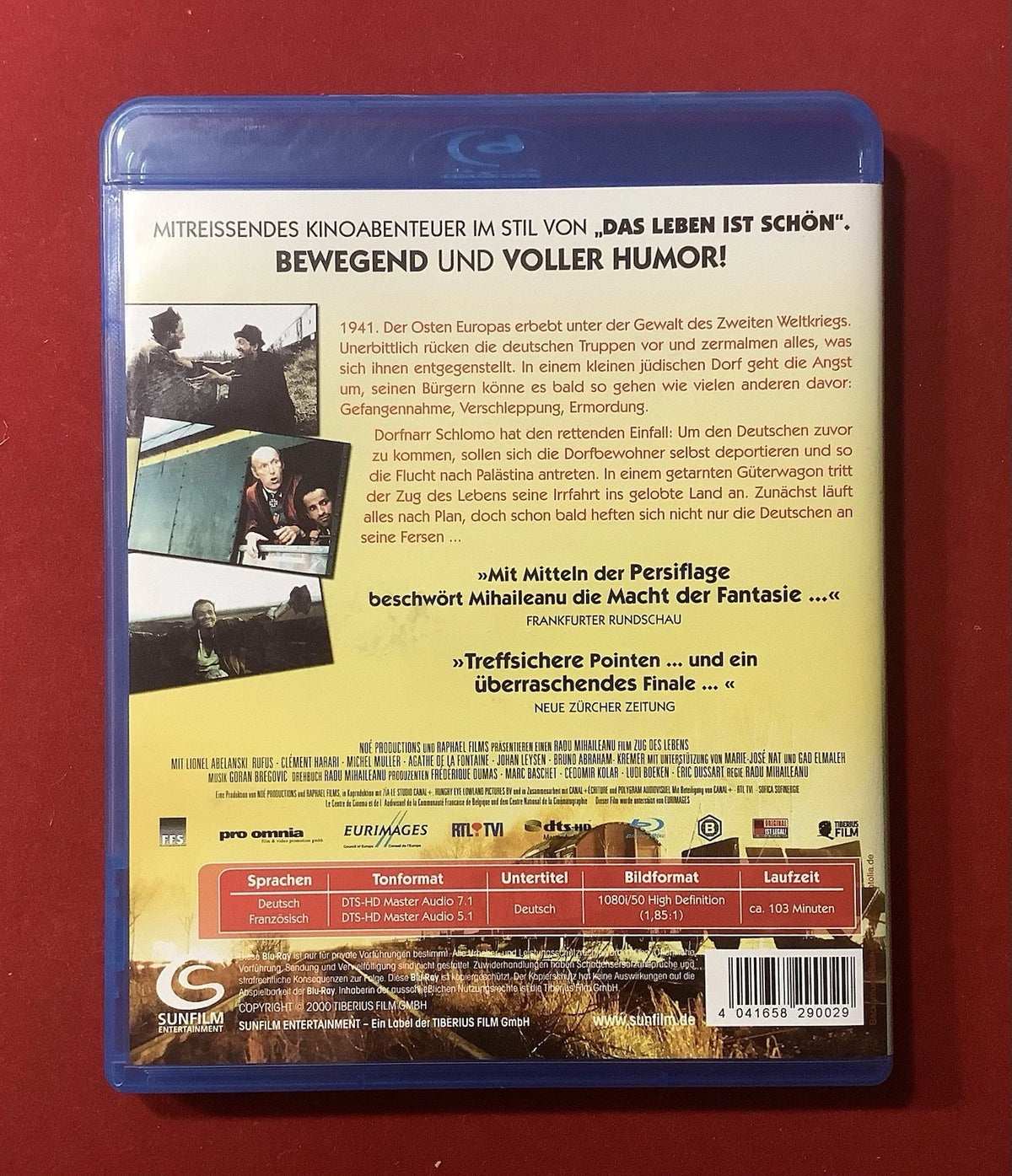 Zug des Lebens – von Radu Mihaileanu (Blu-ray) | Tragikomödie | Zustand: Akzeptabel