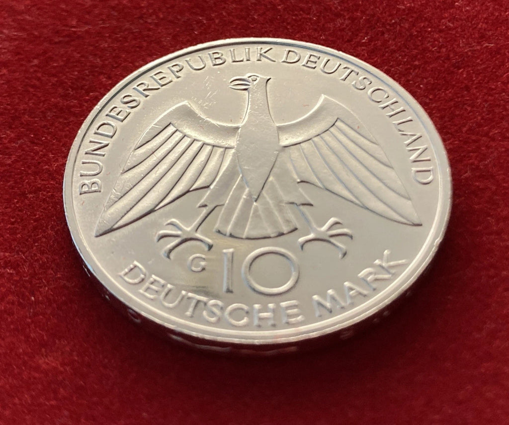 10 Deutsche Mark 1972 G | BRD | Olympische Spiele München | 625er Silber Münze | vorzüglich