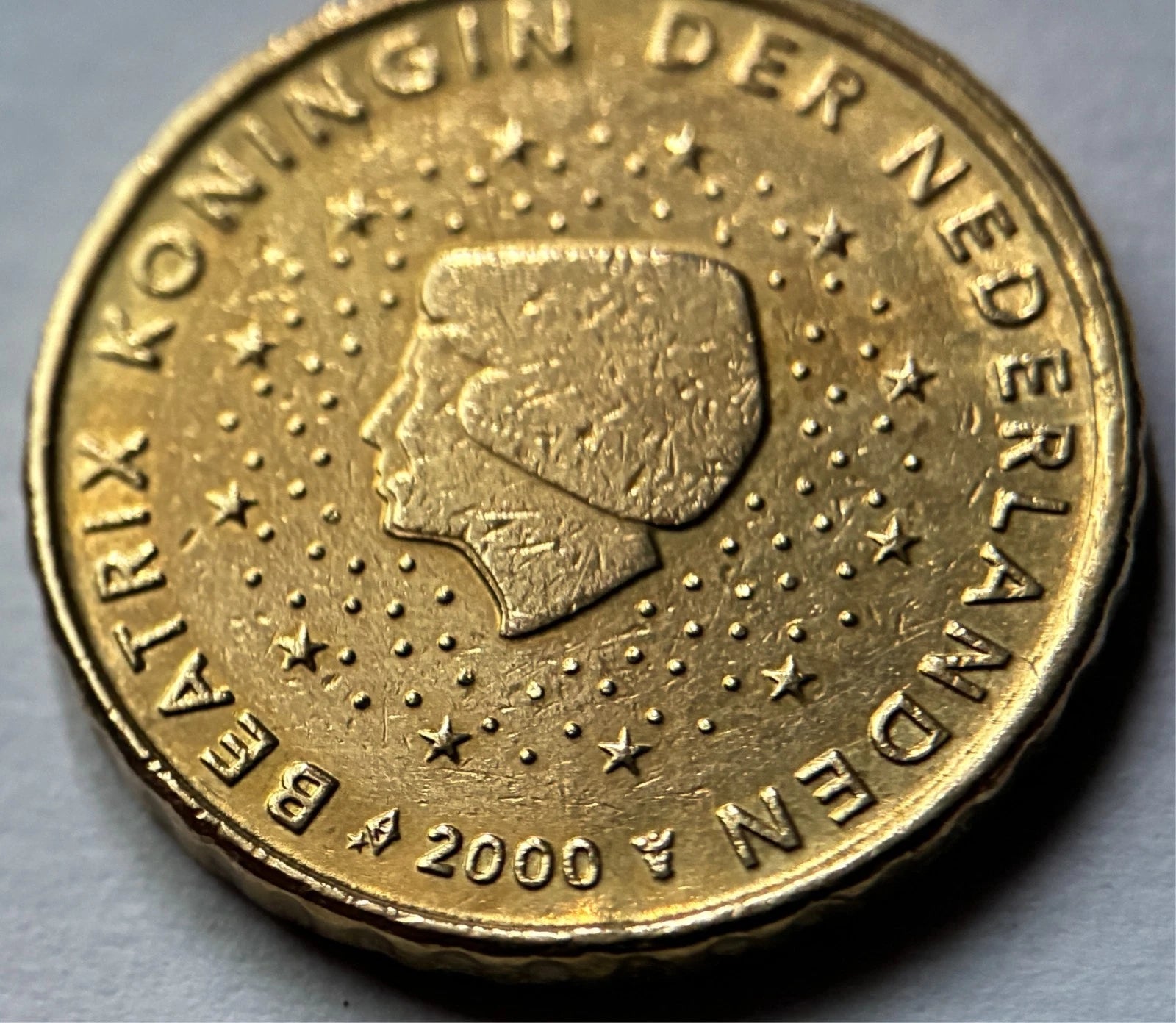 10 Cent 2000 | Niederlande | Königin Beatrix | Nordisches Gold Münze