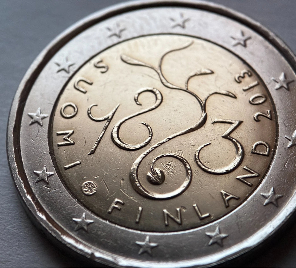 2 Euro 2013 | Finnland | 150. Jahrestag der 1. Sitzung des Parlaments | Bi-Metall Münze