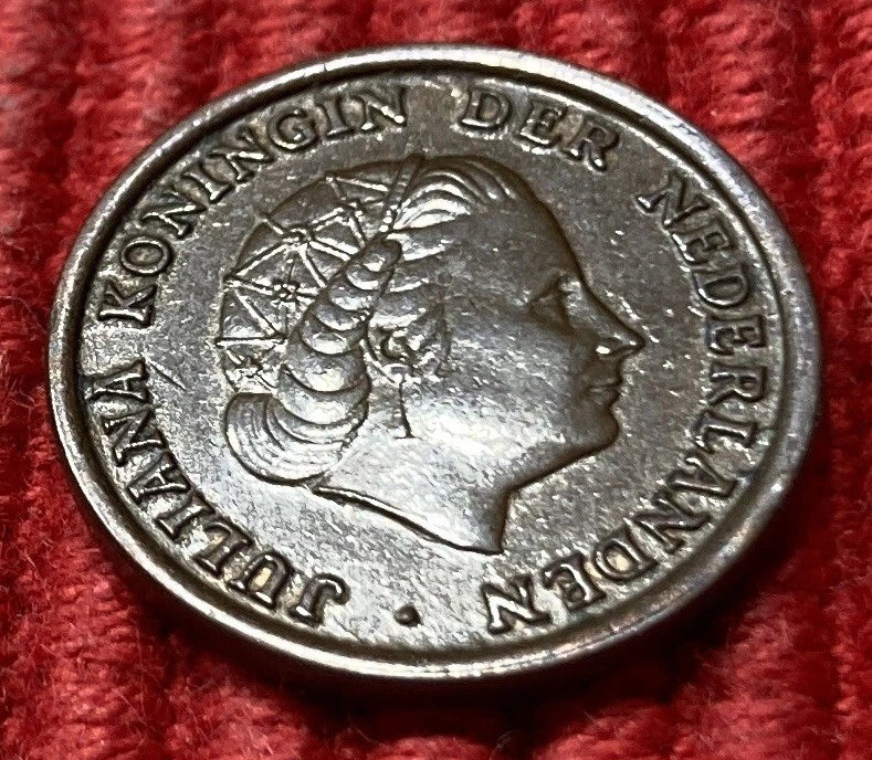 1 Cent 1951 | Niederlande | Juliana Koningin der Nederlanden | Münze aus Bronze | Sehr guter Zustand