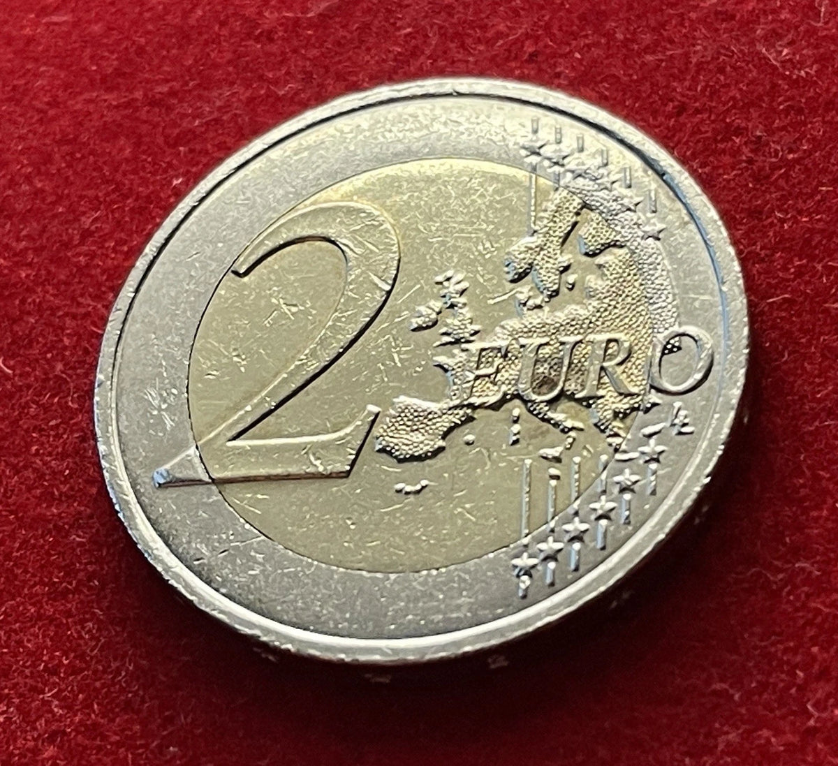 2 Euro 2012 | Frankreich | 10 Jahre Einführung des Euro | Bi-Metall Gedenkmünze | schön