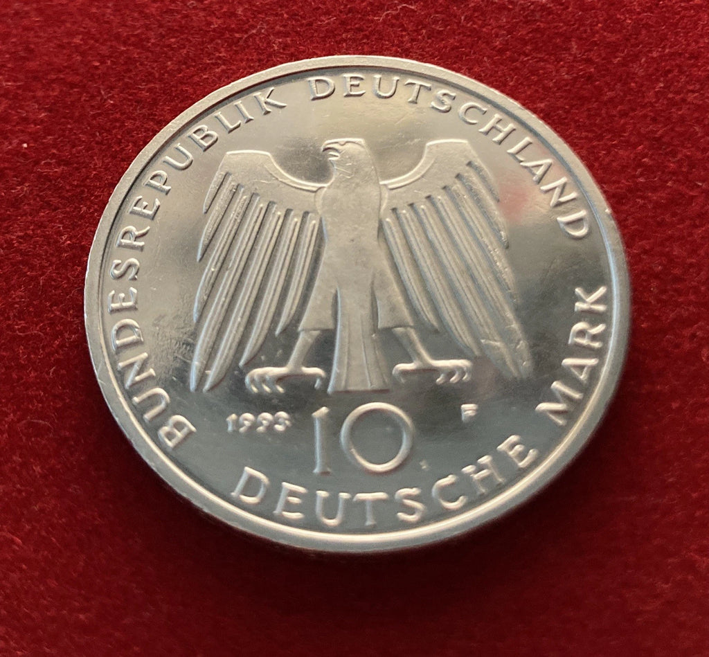 10 Deutsche Mark 1993 F | Bundesrepublik Deutschland | 1000 Jahre Potsdam | 625er Silbermünze | vorzüglich