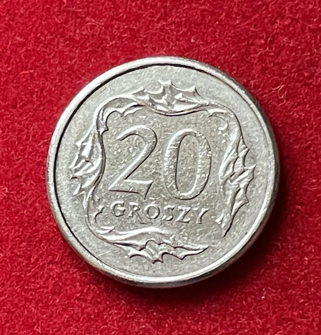 20 Groszy 2008 | Polen | Polnischer Zloty | Kupfer-Nickel Münze | schön