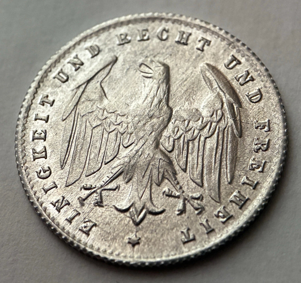 200 Mark 1923 D | Deutsches Reich | Reichsadler | mit Zertifikat | Aluminium Münze | vorzüglich