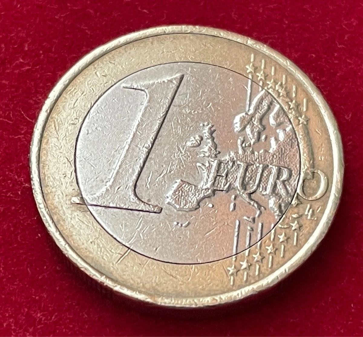 1 Euro 2016 | Portugal | sieben Burgen & fünf Wappen | Bi-Metall Münze