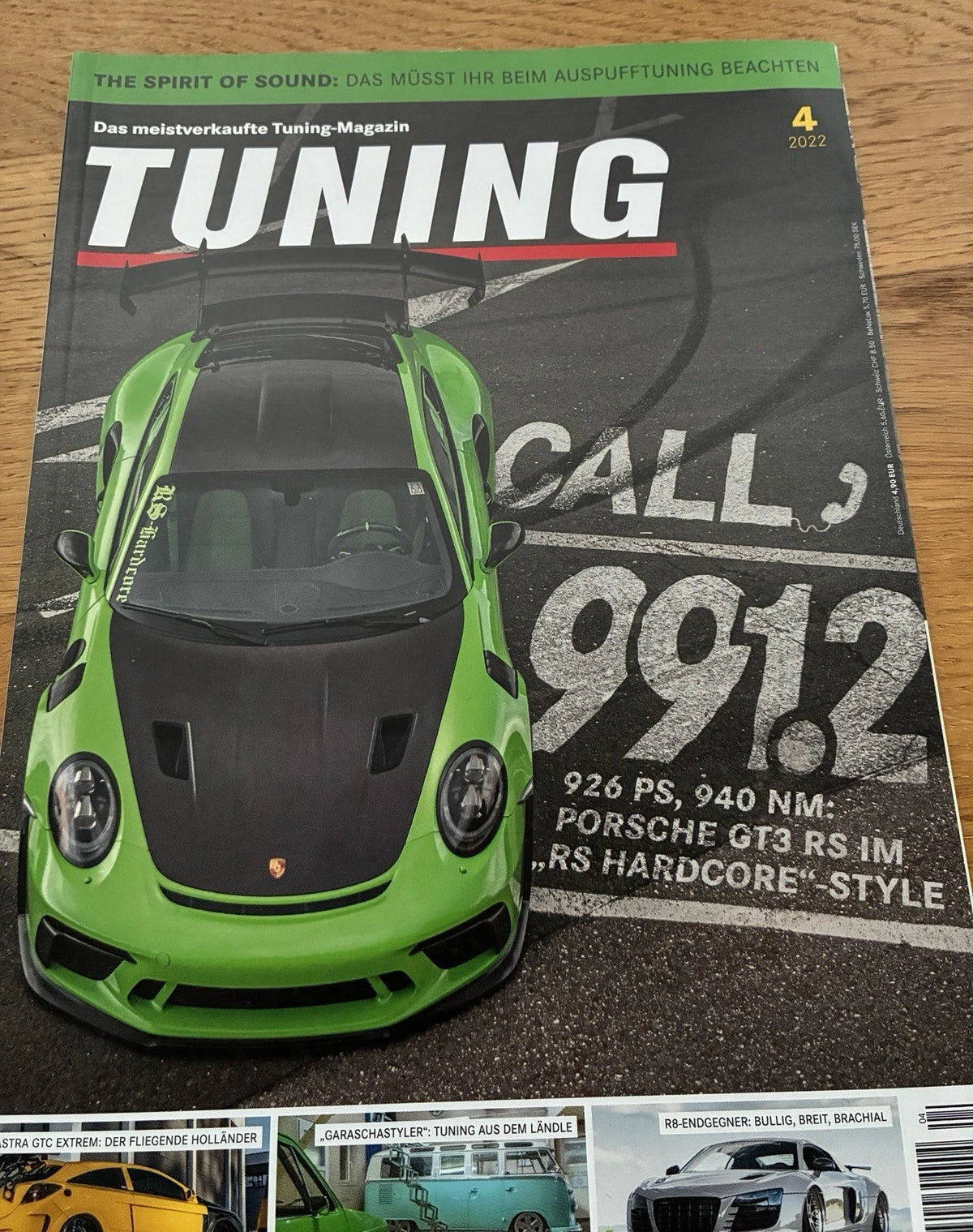 TUNING Magazin Ausgabe 4/2022 – Porsche GT3 RS „RS Hardcore“ & Auspufftuning | Zeitschrift | Zustand gut