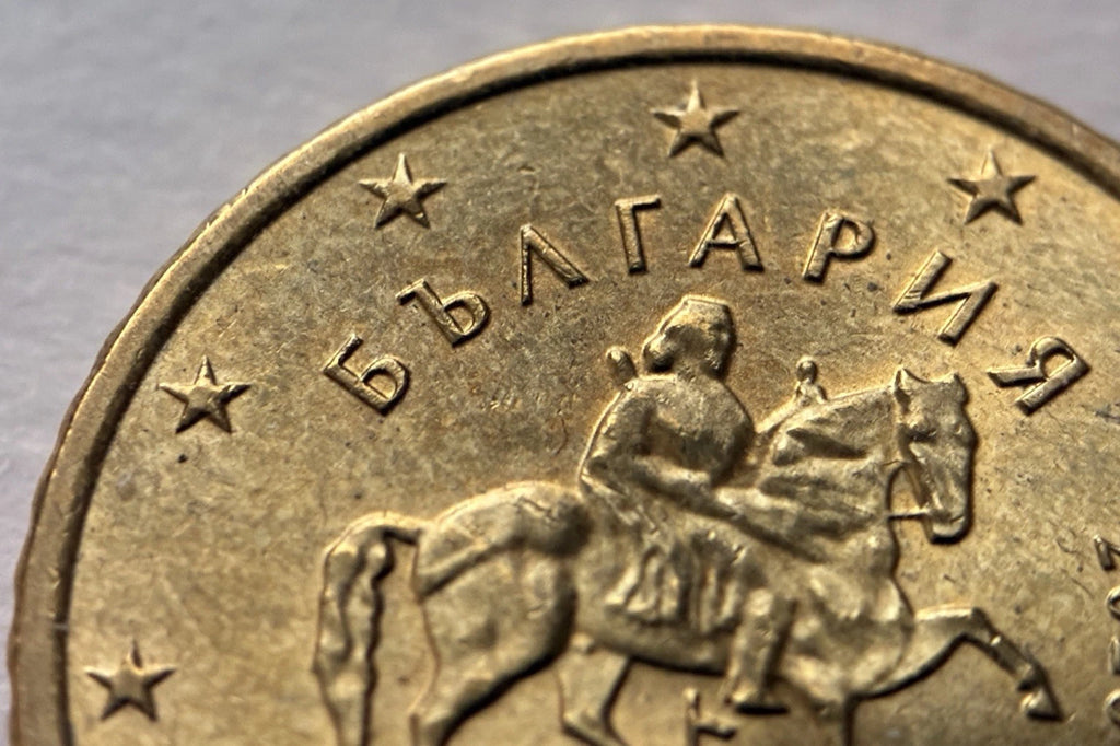50 Cent 2026 | Bulgarien | Madara-Reiter & Europa-Karte | Nordisches Gold Münze