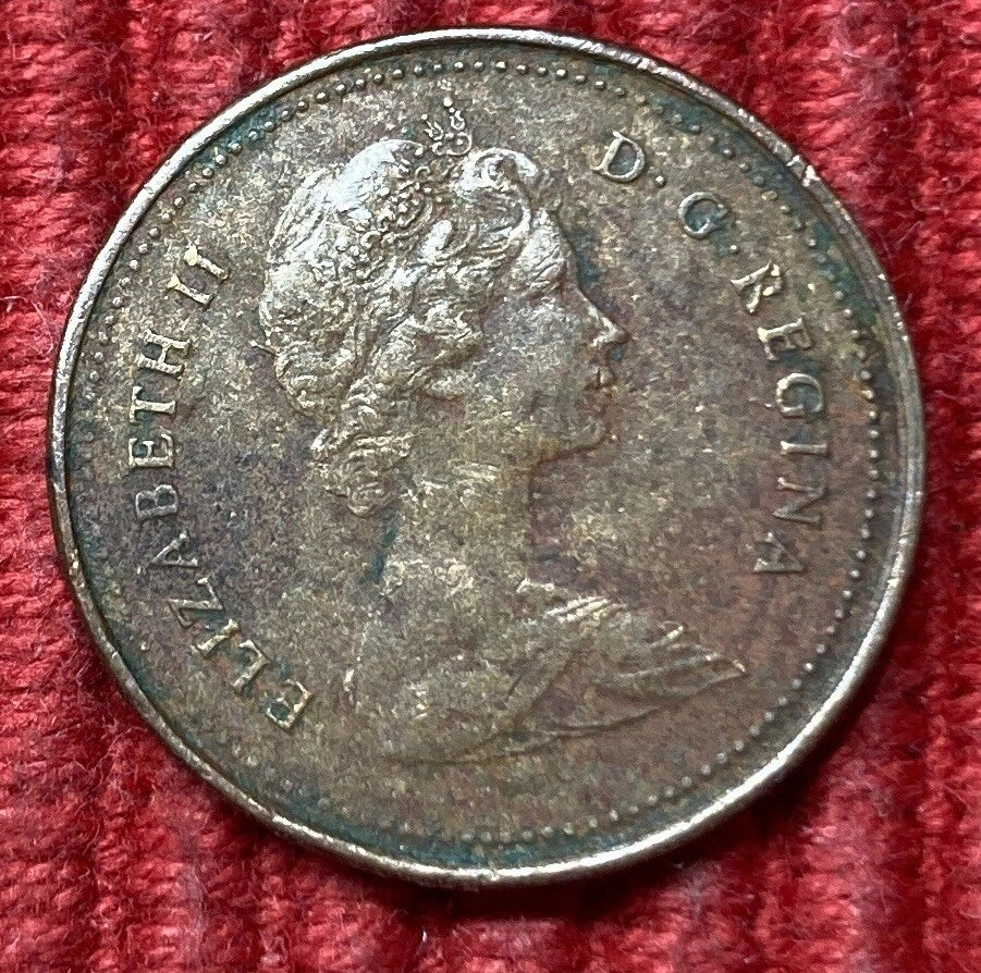 1 Cent 1981 | Kanada | Elisabeth II. | Ahornblätter | Bronze | Sammlermünze