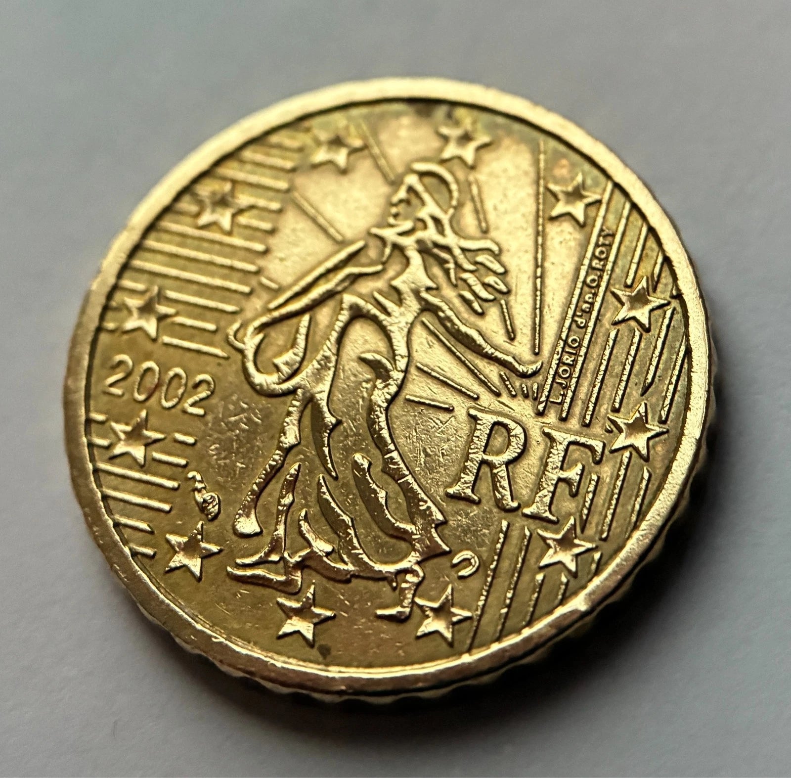 10 Cent 2002 | Frankreich | Säerin 'La Semeuse' | Nordisches Gold Münze