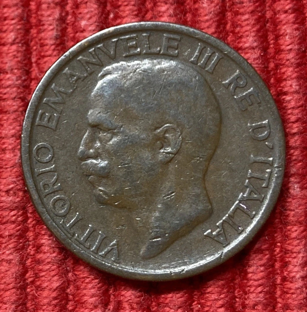 10 Centesimi 1920 R | Italien | König Vittorio Emanuele III. | Kupfer | Historische Münze