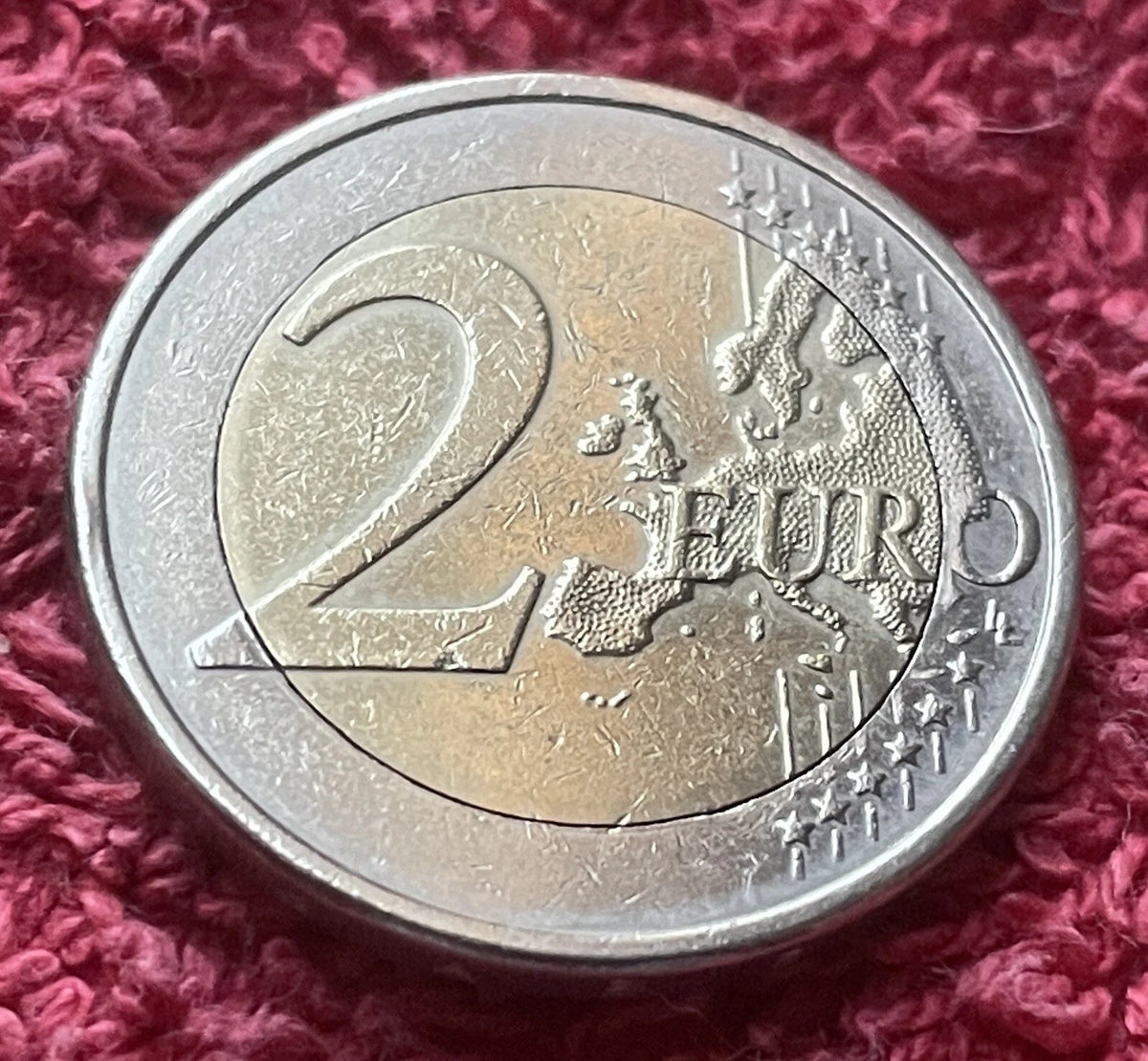 2 Euro 2008 | Zypern | Idol von Pomos | Bi-Metall Münze | schön
