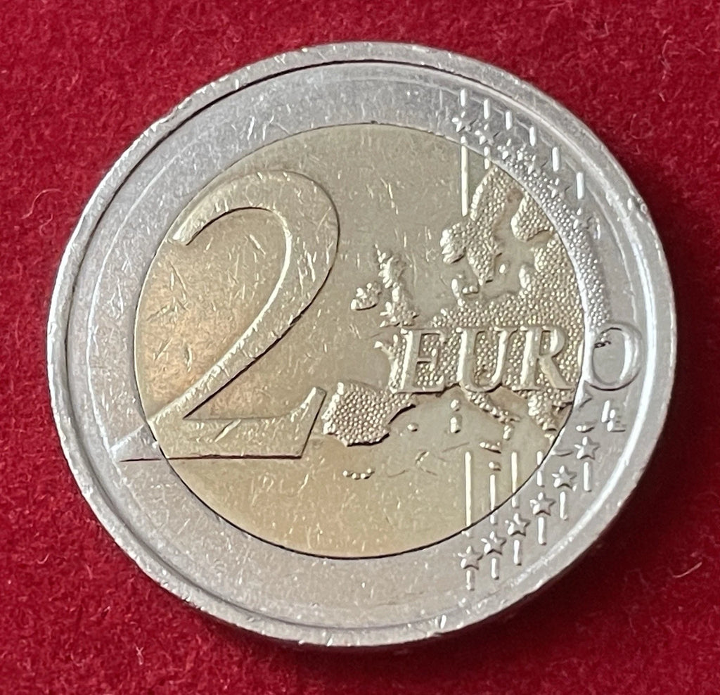 2 Euro 2010 | Belgien | Belgischer Vorsitz im Rat der EU | Bi-Metall Gedenkmünze | Sehr schön