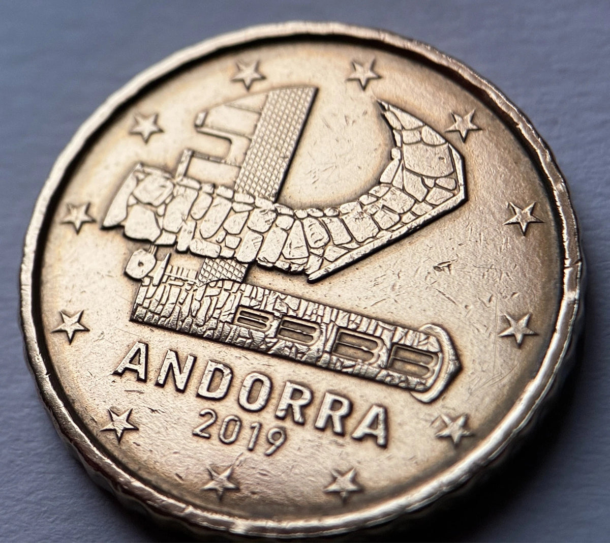10 Cent 2019 | Andorra | Sant Martí de la Cortinada | Nordisches Gold Münze
