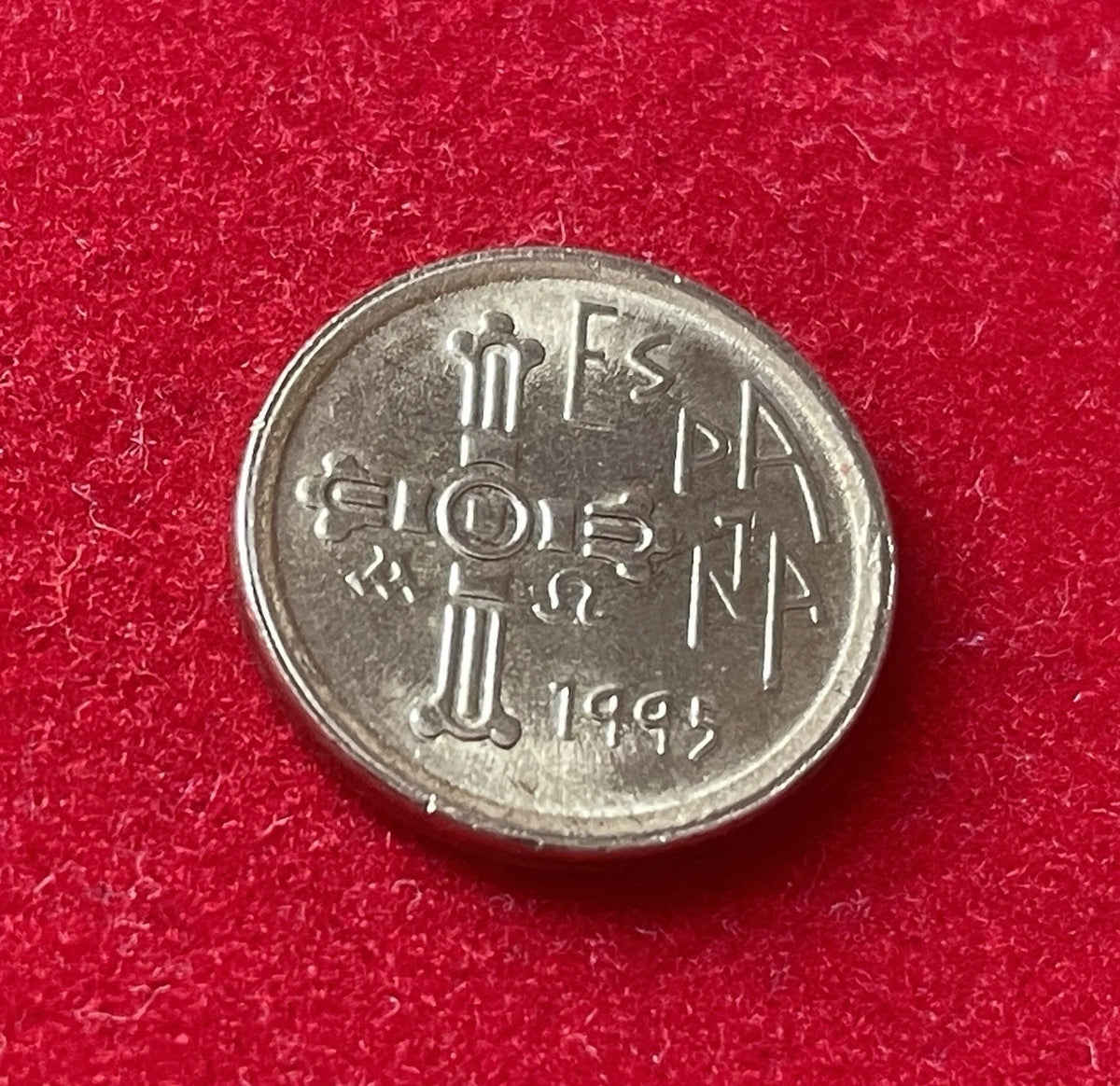 5 Pesetas 1995 | Spanien | Asturischer Kornspeicher | ASTURIAS | Münze aus Aluminiumbronze | Sehr schön
