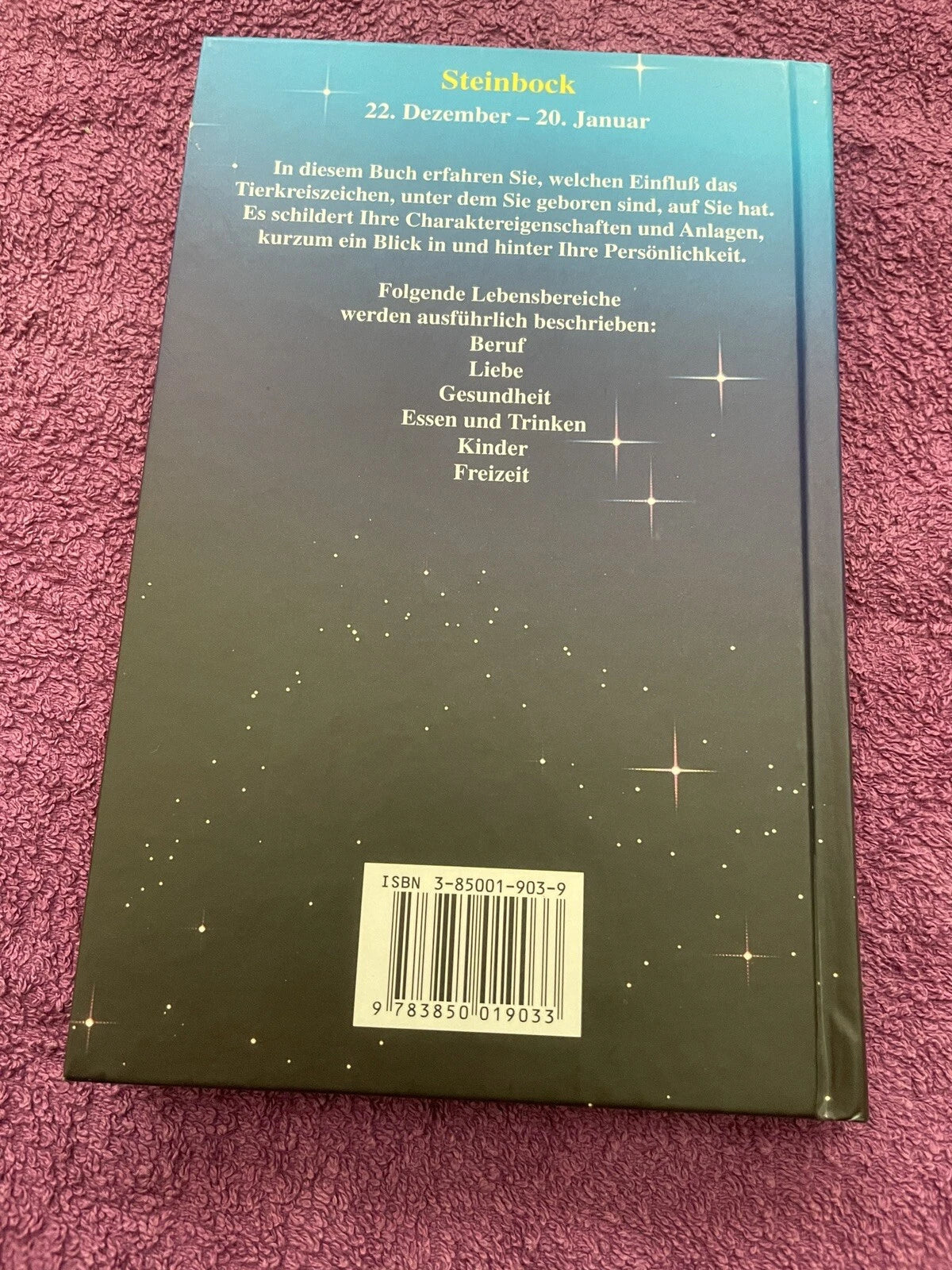 Steinbock | Sternzeichen Buch | P. Michel | A. Wagner | Hardcover | Zustand gut