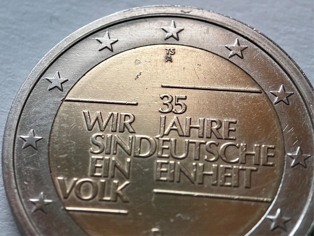 2 Euro 2025 A | Deutschland | 35 Jahre Deutsche Einheit | Bi-Metall Münze