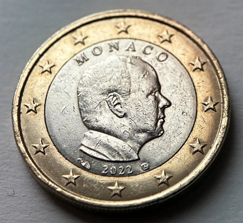 1 Euro 2022 | Monaco | Albert II. | Bi-Metall Münze