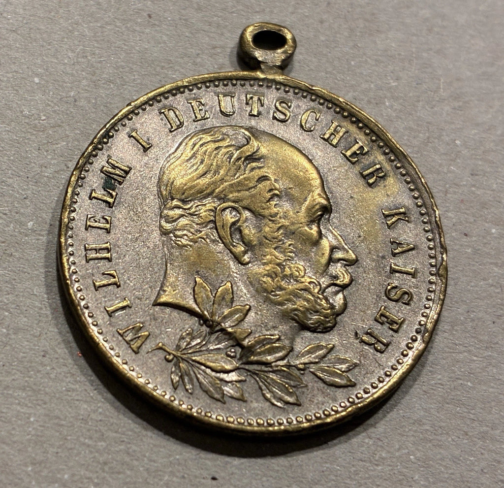 Medaille Wilhelm I. – 100. Geburtstag 1897 | Kaiserreich Preußen Gedenkprägung mit Öse