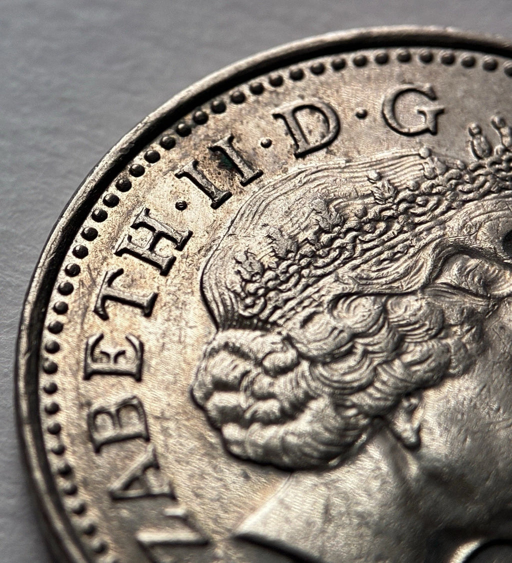 10 Pence 2000 | Großbritannien | Elizabeth II. | gekrönter Löwe | Kupfer-Nickel Münze