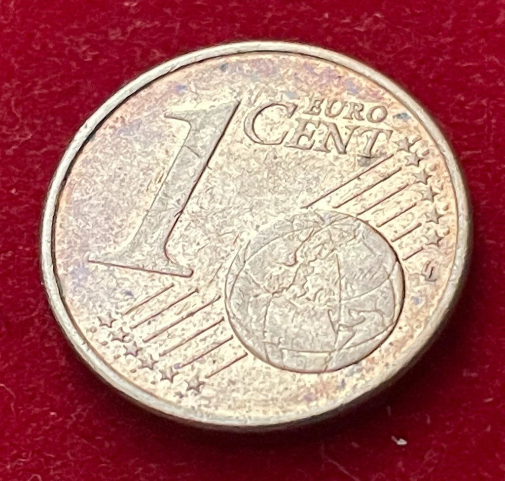 1 Cent 2007 | Irland | Harfe | Verkupferter Stahl Münze
