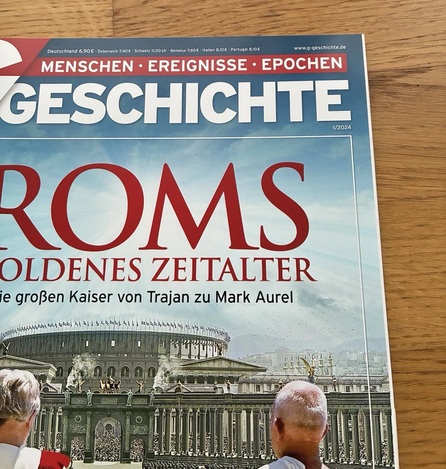 G Geschichte Magazin Nr. 1/2024 – Roms Goldenes Zeitalter: Die großen Kaiser von Trajan bis Mark Aurel | Zeitschrift | sehr guter Zustand