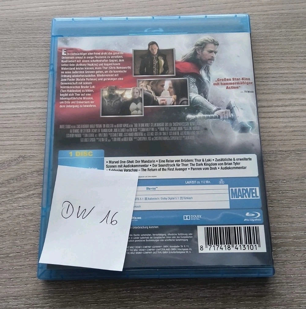 Blu-ray | Thor - The Dark Kingdom | Marvel | mit Chris Hemsworth