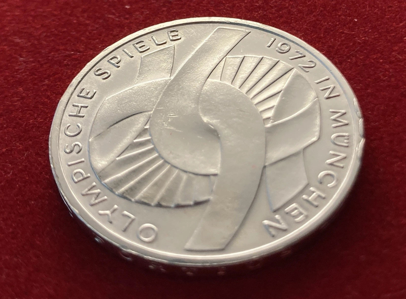 10 Deutsche Mark 1972 G | BRD | Olympische Spiele München | 625er Silber Münze | vorzüglich