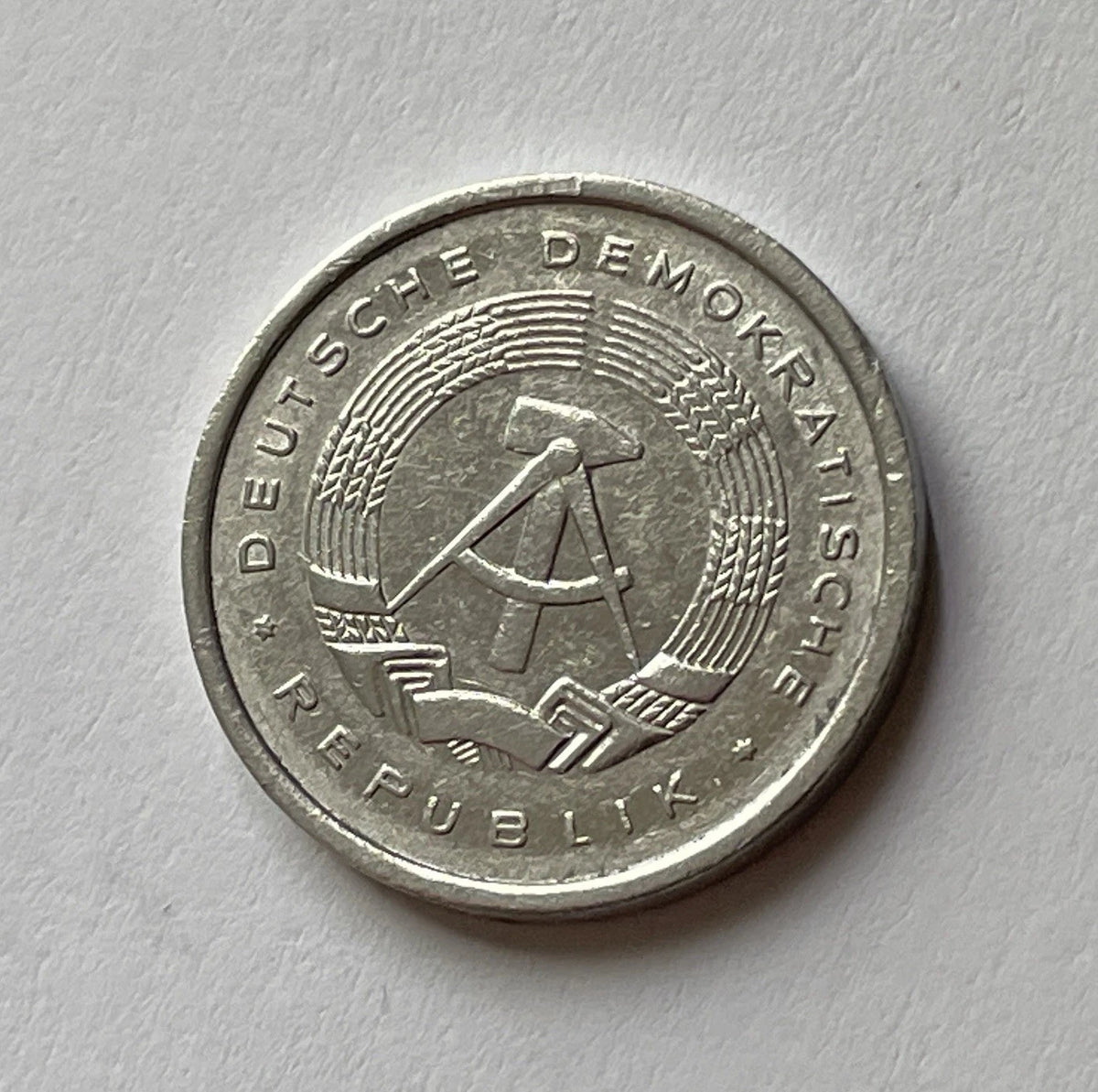 5 Pfennig 1978 A | Deutsche Demokratische Republik (DDR) | Münze aus Aluminium | Sehr schön