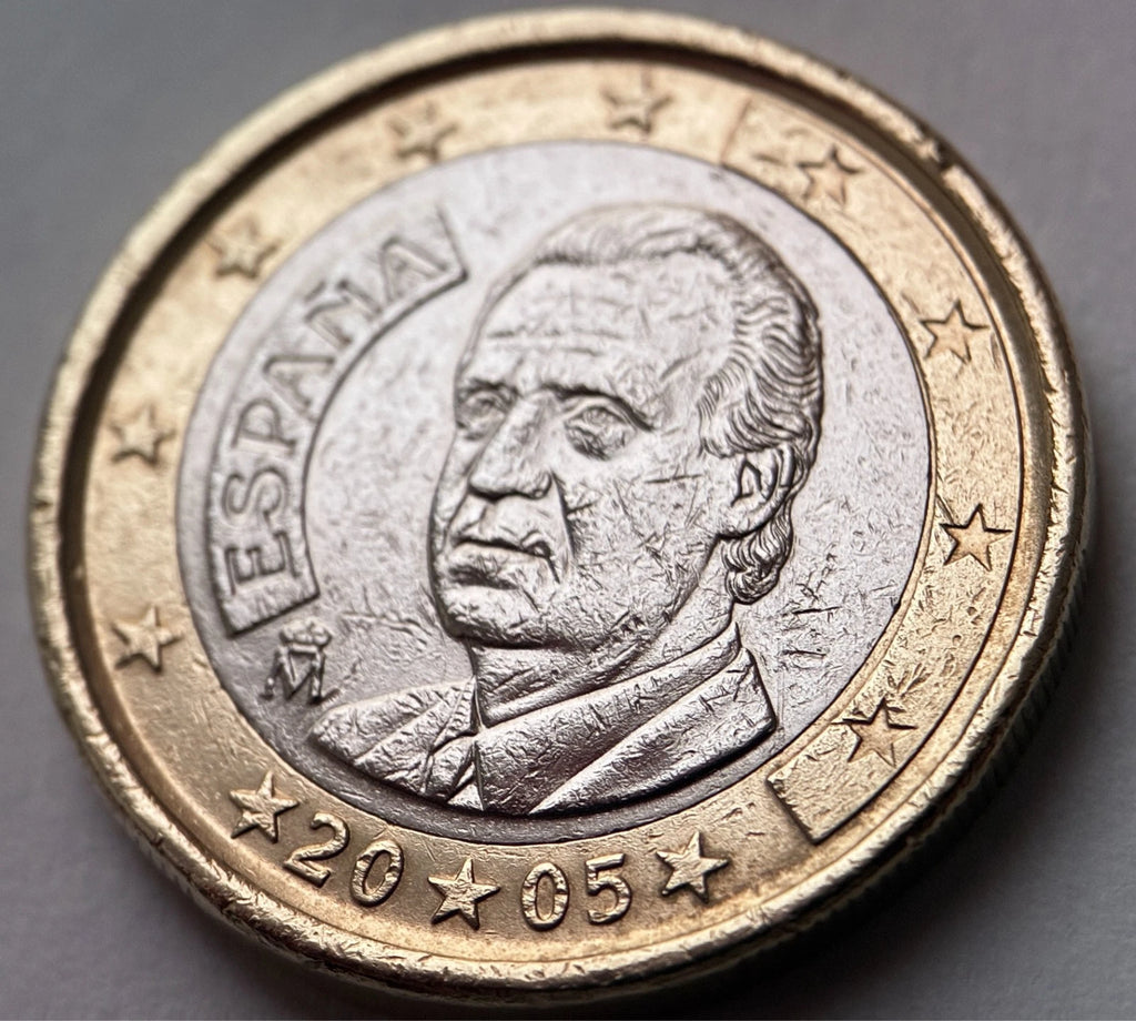 1 Euro 2005 | Spanien | König Juan Carlos I. | Bi-Metall Münze