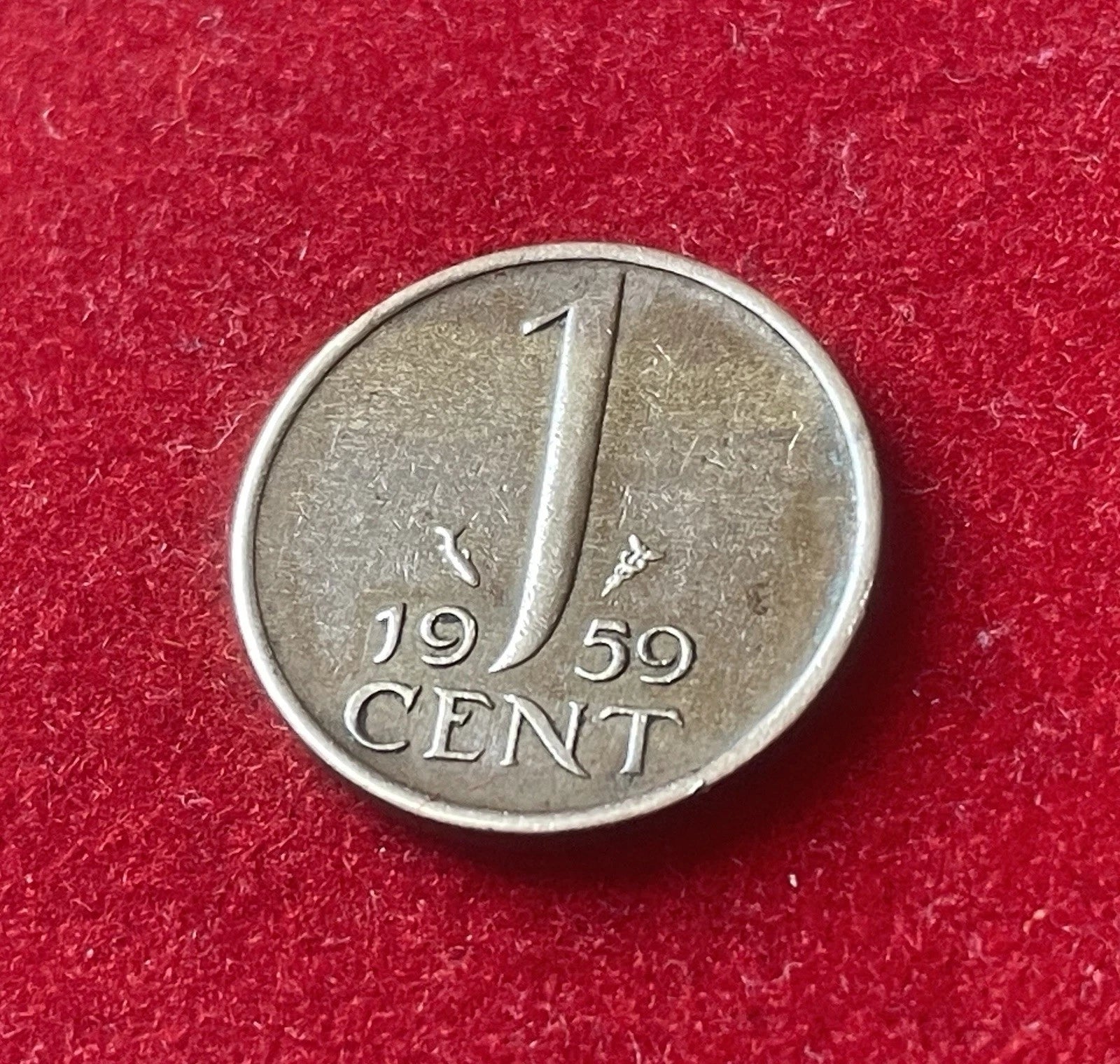 1 Cent 1959 | Niederlande | Juliana Koningin der Nederlanden | Bronze | Sehr guter Zustand