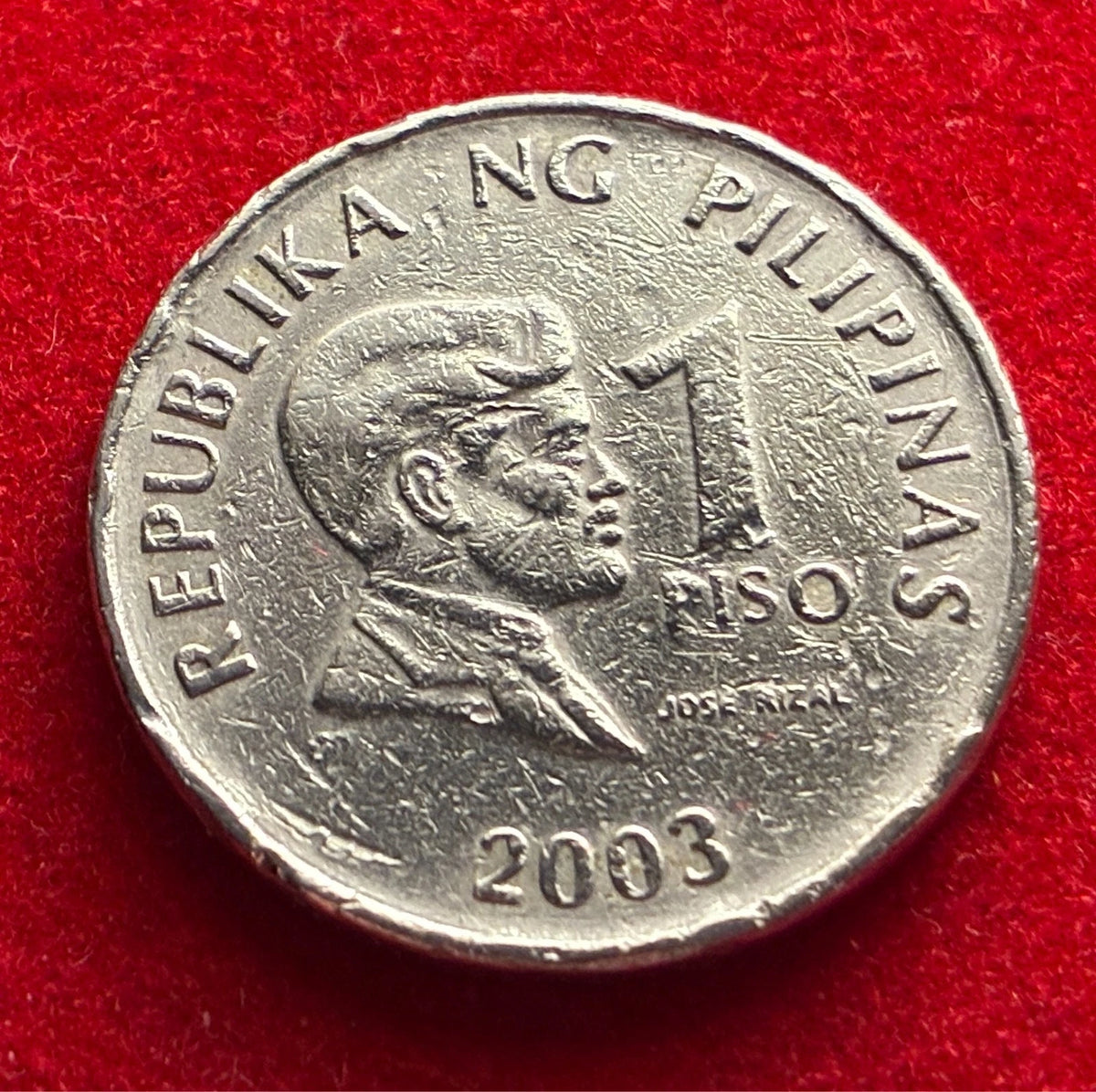 1 Piso 2003 | Philippinen | José Rizal | Kupfer-Nickel-Münze