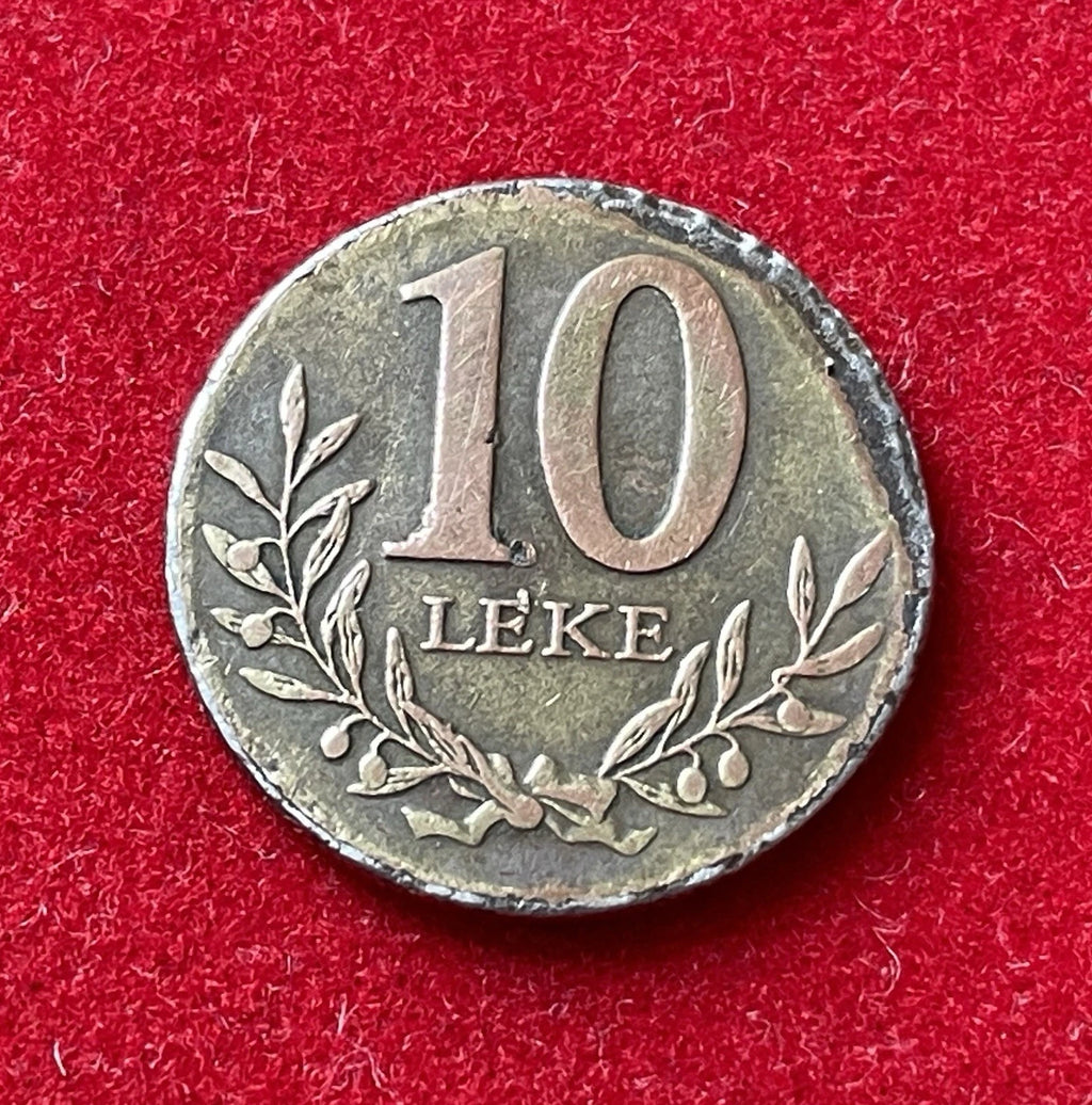 10 Lekë 2009 | Republik Albanien | Burg von Berat | Vermessingter Stahl Münze