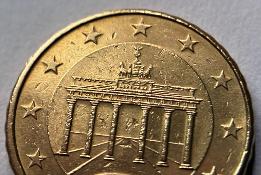 10 Cent 2002 F | Deutschland | Brandenburger Tor | Nordisches Gold Münze