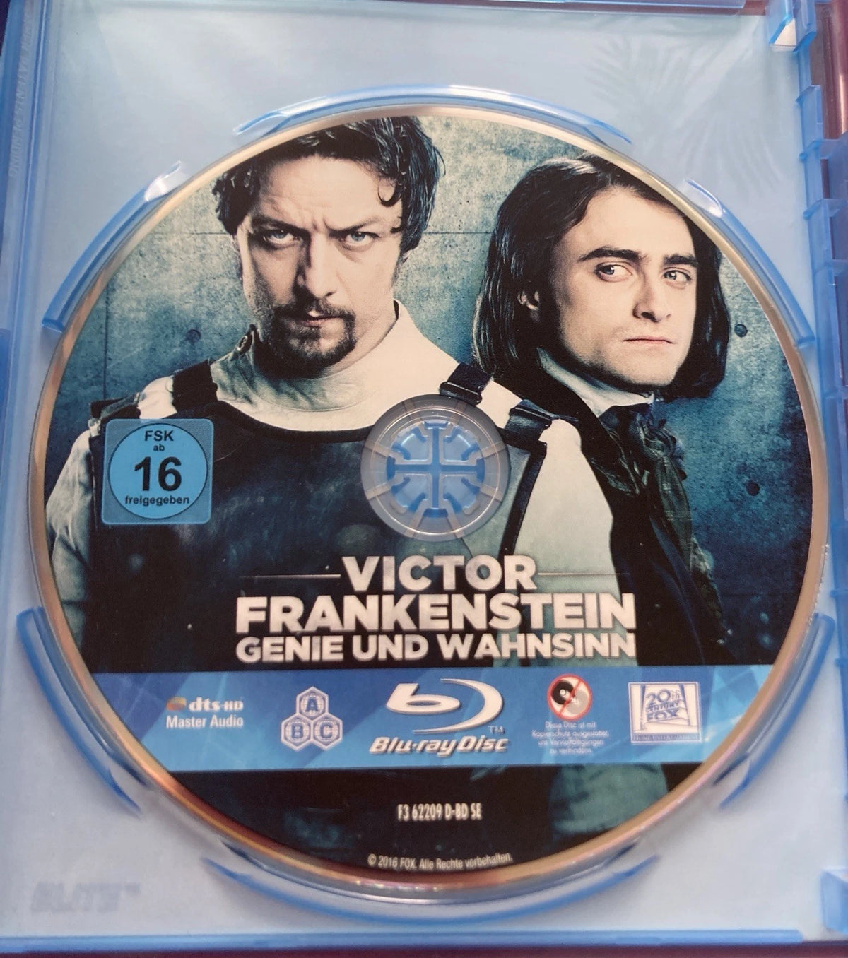 Victor Frankenstein – Genie und Wahnsinn – Blu-Ray Film (mit Daniel Radcliffe, James McAvoy) / FSK 16 / Neuwertig
